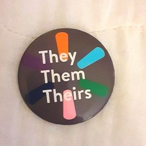 THEY THEM THEIRS BUTTON NRMINT